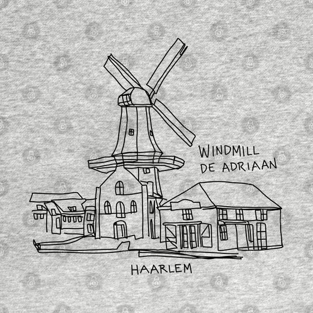 Windmill de Adriaan, Haarlem, The Netherlands by ShopBuzz